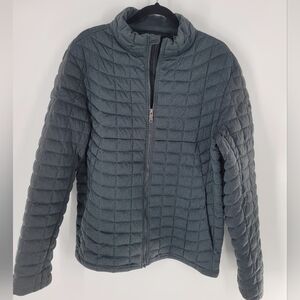 Ben Sherman  Womens Quilted Full Zip Jacket Dark Green Size L Lightweight